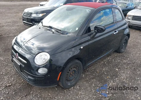 2015 Fiat 500C Pop из США, поврежденный, VIN 3C3CFFDR9FT527882